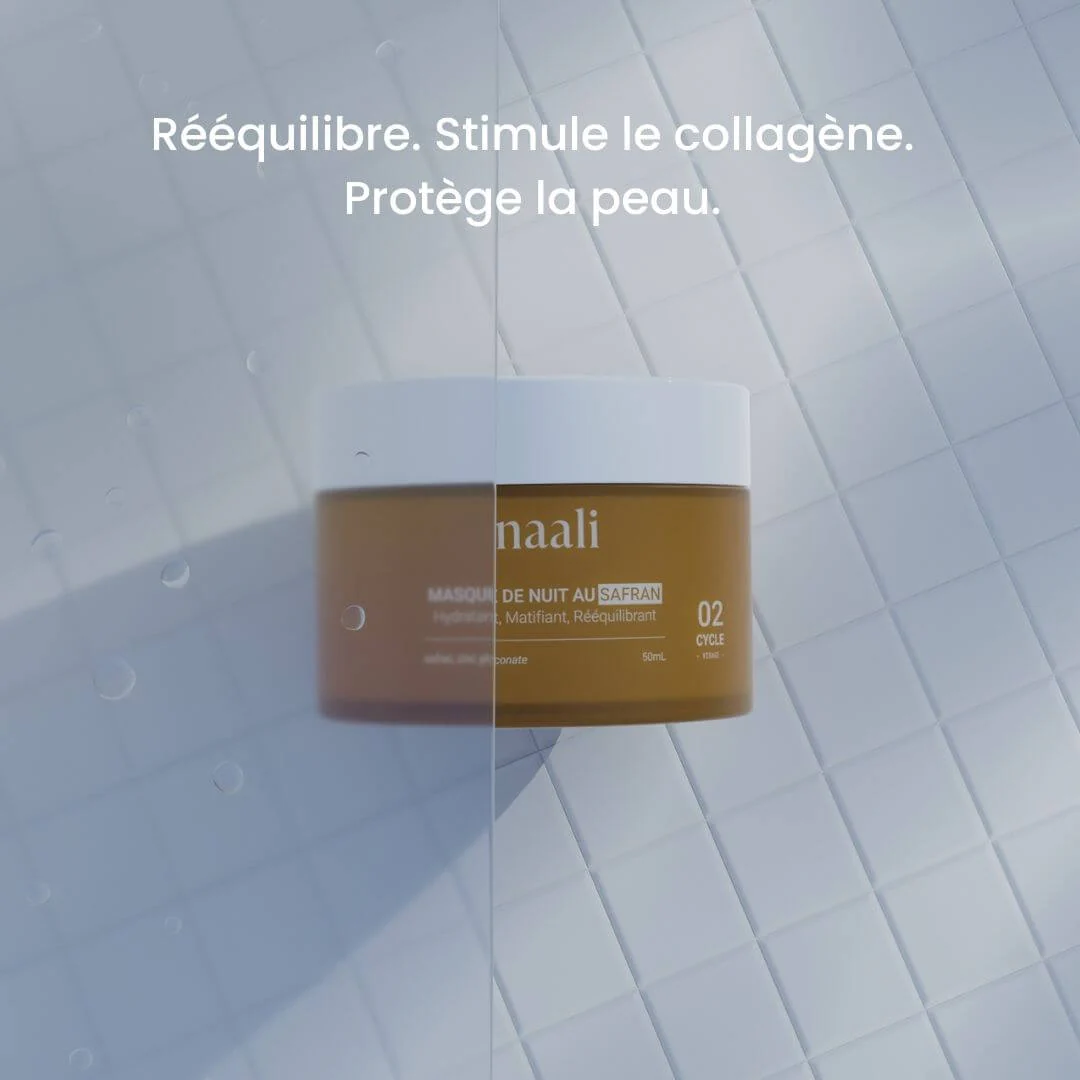 Masque de Nuit Rééquilibrant au Safran - Image 4